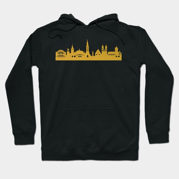 Golden Freiburg Hoodie by 44spaces